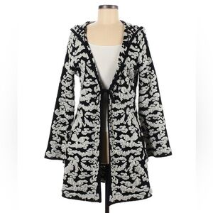 Union of Angels Tie Front Hoodie Cardigan Bell Sleeve Sweater Women’s Size L